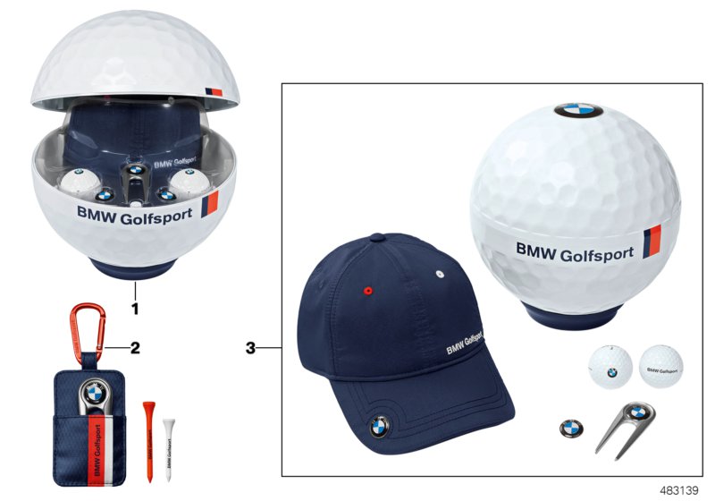 BMW - BMW GOLF グッズ Oryginalny zestaw prezentowy BMW Golfsport - 80232285